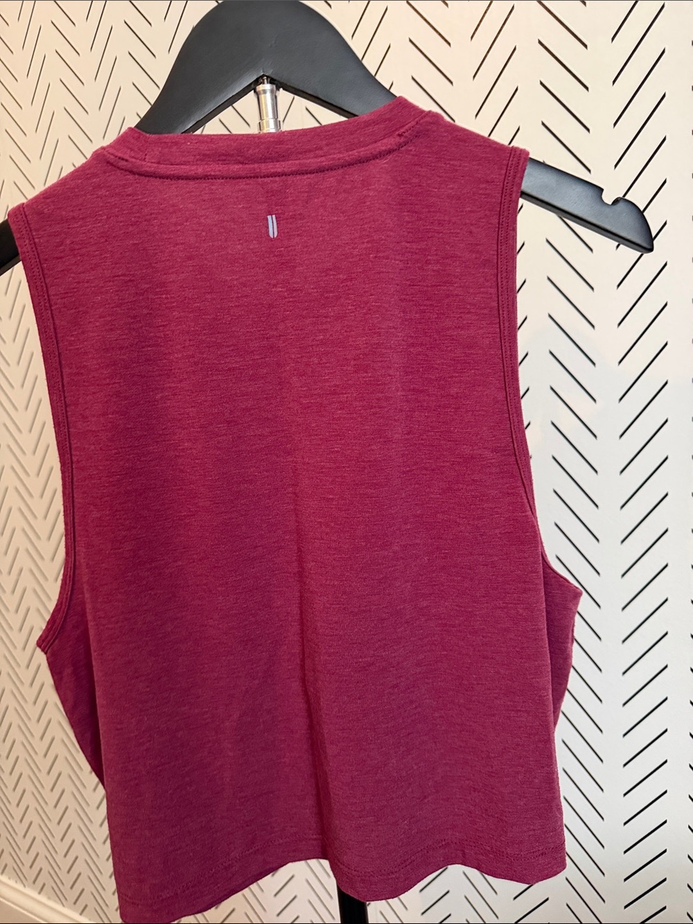 NOBULL Raspberry Muscle Tee with Bold Logo - Picture 2 of 3
